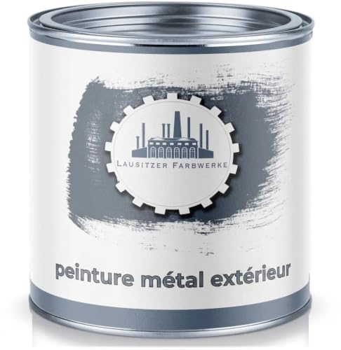 Lausitzer Farbwerke Metallschutzlack 3in1 SEIDENMATT Minttürkis RAL 6033 Türkis 3-in-1 du sparst dir Anti-Rost-Produkte Metallfarbe Metalllack Farbe für Metall Stahl Eisen Zink Aluminium (1 L)