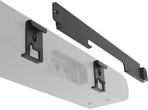 Sound bass Support Mural pour Sonos Ray Sound Bar Inclut Tout Le Matériel De Montage Nécessaire, Support Mural Flottant pour Barre De Son sous TV Ou Au-Dessus, Installation Facile, Noir