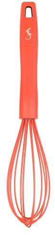 LURCH 240068 Smart Tool Schneebesen UV ProTech Oberflächenveredelung Silikon mit Nylonkern 28cm
