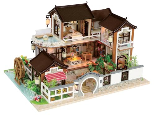 Kit de Construction de Maison Miniature Large - Village nostalgique