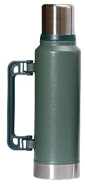 Mug Isotherme Gourde Gourde Isotherme Bouteille Isotherme Flasques Inox Tasse Alimentaire Chaud Sport Carafe Acier Inoxydable Voyage Grande Capacité Portable (green,1400ml)