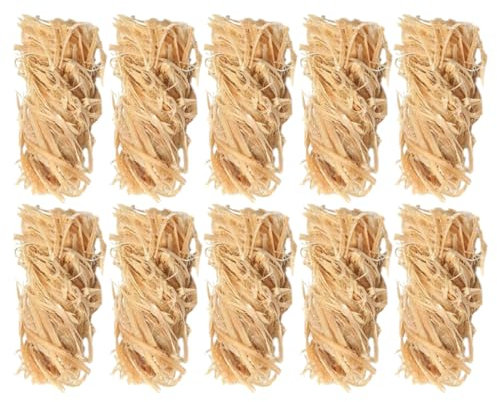 Kisangel Lot de 12 Allume-Feux en Bois À La Cire Naturelle Compacts Et Durgence pour Camping Barbecue Activités De Plein Air