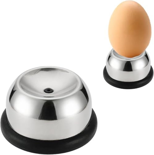 Picadora de huevos, picadora de huevos, de acero inoxidable, espino de huevo, picadora de huevos, agujero para raqueta de huevos, utensilio de cocina para bar de cocina, abridor de huevos (negro)