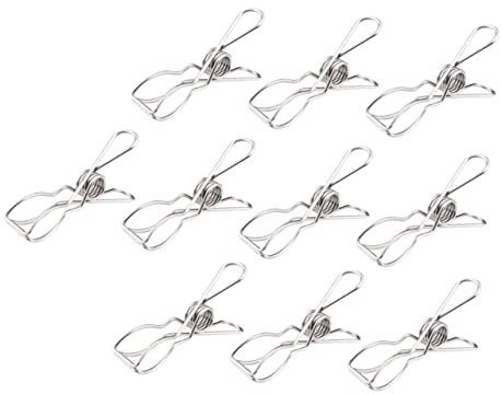 Alipis 10 Pièces Pinces à Linge Coupe-Vent pour Couettes et Couvettures Pinces de Fixation pour Vêtements Multifonctions Antidérapantes