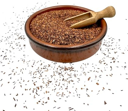 Redbush Leaf Tea Rooibos Té de hierbas rojo suelto 20 g - 1,9 kg | Asplathus Linearis (70 gramos)