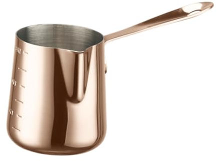 perfk Coppa Tazza, Tazza di caffè, Tazza di Espresso Latte Art Tazza di Latte brocca Tira Tazza di Fiori 304 in Acciaio, Rosa 350 Ml