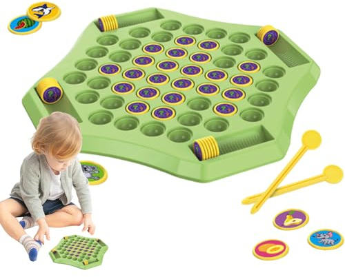 Othello Board Game Set - Magnetic Strategy Puzzle-Game Set, Animal Theme Learning Toy, Intellectual Skill Building Toy, Family Friendly Travel-Game | Two Player Portable Board for All Ages