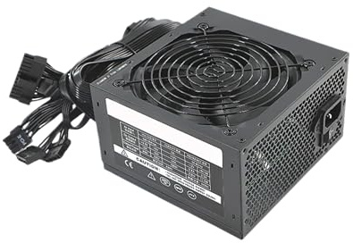 Dcaknri 400W Desktop Computer Power Supply Unit Thermal Management 8Pin for Miner Mining Cave Mining Accessories Gaming Desktop