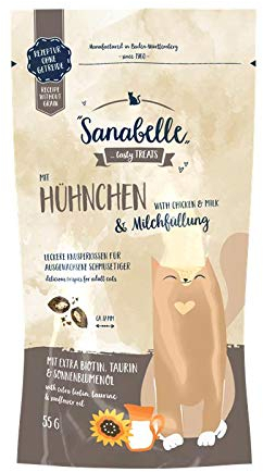 Bosch Sanabelle Knusperkissen Huhn & Milch 55 g (Menge: 20 je Bestelleinheit)