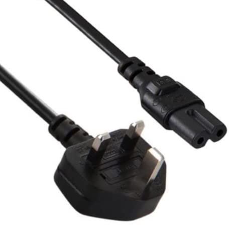 2 Pin Mains Power Lead Fig Figure 8 Cable Charger Compatible with LG 42LS3400 42 Inch LED LCD TV Television UK Wall Cord 5M