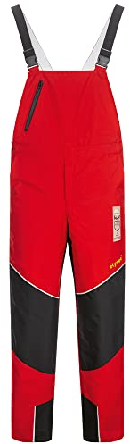 SCHUTZGUT Feldtmann Elysee 22773 SPEIERLING Schnittschutzlatzhose - Gr 56 rot/schwarz/gelb abgesetzt