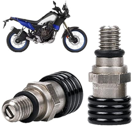 Sghtil Gabel-Entlüftungsventil | Austausch des Gabelentlüftungs-Überdruckventils M4X0,7/M5X0,8-2 Stück Gabel-Entlastungsventil-Motorradschraube für Motorräder