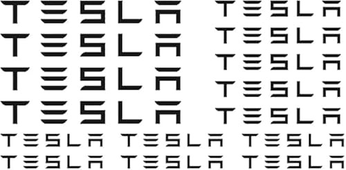 Generisch Fit for Tesla Bremssattel Aufkleber auf Abziehbilder (schwarz)