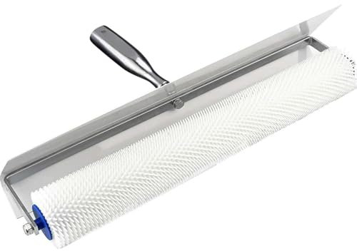 Spiked Roller Spiked Screeding Compound Paint Roller,20 x 1 Self Leveling Cement Floor Spike Roller,Floor Compound Roller Construction Tools