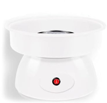 Máquinas para hacer algodón de azúcar Máquina eléctrica for hacer dulces de algodón, 500W, profesional for el hogar, Mini máquina de algodón de azúcar Máquina para hacer algodón de azúcar(Blanco)