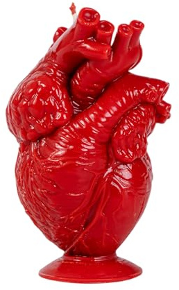 BeesWax World – Velas «Love» de cera de abeja hechas a mano en forma de corazón, oso y cilindro, para decoración y regalo