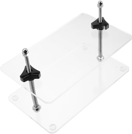 LABRIMP Presse à Tofu Acrylique Avec Vis Métallique Alimentaire Plateau De Pressage Transparent Moule à Fromage Diy Outil Démontable Et Facile à Nettoyer Pour Fabrication Maison