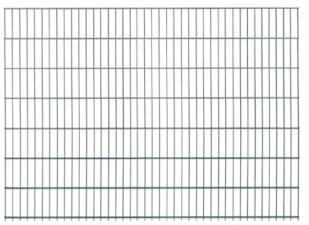 3x Doppelstabmatten (6 Meter) | Höhe 143 cm | Anthrazit | verzinkt & pulverbeschichtet | UV- und witterungsbeständig | Gitterstabmatten in Industriequalität