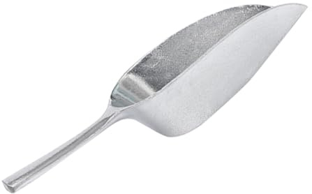 CLISPEED Pala de Aluminio para Hielo y Alimentos Cucharón Reutilizable Ligero y Duradero para Cocina Bares y Restaurantes Fácil Limpieza y Uso Compacto