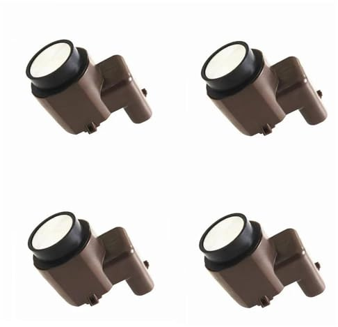 Sensores de Asistencia de estacionamiento 4 Uds 3C0919275N para Seat para Altea 2004 - XL 2008 para Exeo 2008-accesorios Sensor Aparcamiento PDC Coche(Brown)