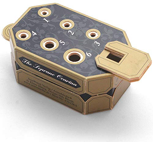 Bausatz: Sopran-Okarina, incl. Liederblatt und Griffbildern