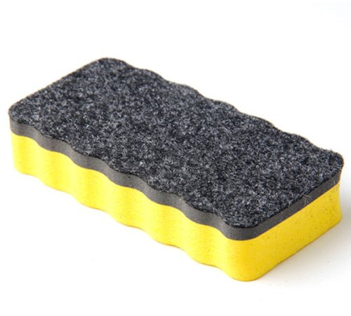 emall supply Whiteboard Löscher Schwamm magnethaftend 110X52mm Fein blau, rot und gelb zu Auswahl (gelb)