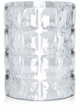 Kartell Matelassé, Jarrón, Cristal, 23 x 30 cm