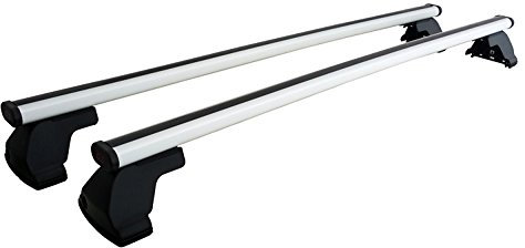 G3 - Barre PORTATUTTO in Alluminio Modello Pacific per Auto con Tetto Liscio