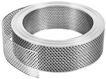 Fassadenprofile Traufgitter 60m x 100mm Silber Traufgitter aus Alu, Lüftungsband für optimale Fassaden- und Dachbelüftung