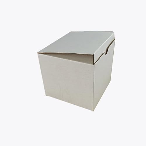 100 Kartons 120 x 120 x 110 mm Automatik Faltkarton Cardboard Schachtel Box weiß dimapax