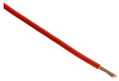 Zenitech - Fil électrique H07V-R 6mm² Rouge - 10m