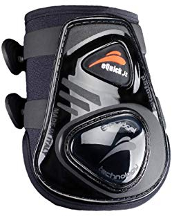 eQuick Streichkappe eShock Legend mit Knopfverschluss Black Edition Farbe Schwarz, Größe S