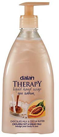Dalan Therapy flüssige Handseife Pumpflasche - Schokomilch & Kakaobutter - 12er Pack (12x 400ml)