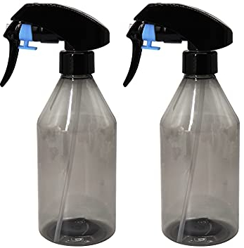 ValueHall Sprühflasche 2 Stück 300ml Zerstäuber Pflanzen Blumensprüher Leere Sprühflasche für Reinigungslösung Gartenarbeit Trigger Wasser Leersprüher V1D03 (Schwarz)
