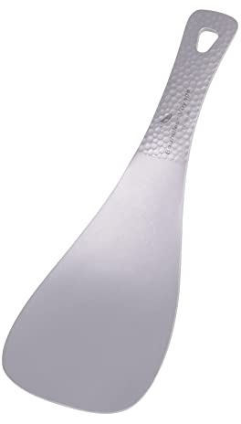 iBasingo Titan Rice Servierlöffel Outdoor Camping Löffel Haushalt Reisschaufel Tragbares Kochen Kit Ultraleicht Schaufel Reislöffel Verdicktes Geschirr Ti1079T