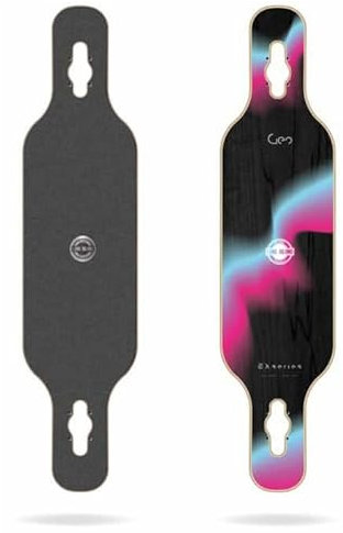 PREMIUM QUALITY LONG ISLAND LONGBOARDS Geo V2 40x9.4 Flex2 Fiberflex Long Island Deck Chassis, Mehrfarbig (Mehrfarbig), Einheitsgröße