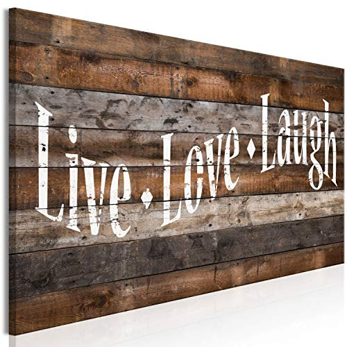 murando - Akustikbild Home Bilder Akustikschaum Hochleistungsschallabsorber Schallschutz Leinwand 1 tlg Wandbild Raumakustik Schalldämmung Haus Holz m-A-0961-b-a