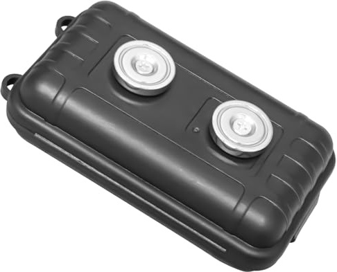 CANIPHA Chiaviera Nascosta Magnetica Under Car - Casella Acquafogante per Viaggi Esterni, Bolla di Stoccaggio Vettura (Nera)