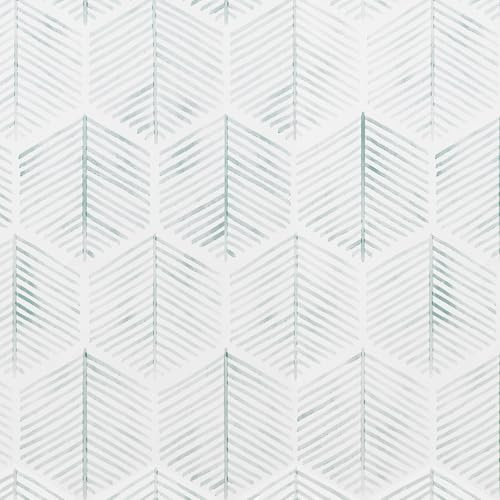 JOLIHOME Motifs D'arbres Verts Papier Peint Autocollant Papier de Contact Géométrique Sticker Mural Enveloppe de Vinyle Rouleau pour Cuisine Salle de Bain Armoire Imperméable à L'eau 44.5x500cm