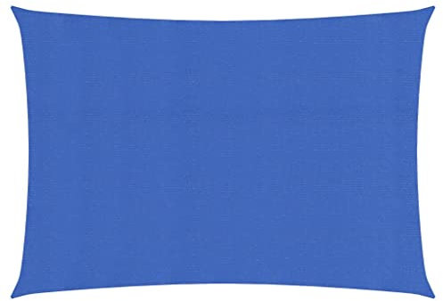 ZEYUAN Sonnensegel 160 g/m² Rechteckig Blau 2,5x5 m HDPE, Sichtschutz Balkon, Balkon Sonnenschutz, Sonnenschutzsegel,Regenschutz Balkon, Seitenmarkise, Sichtschutz Terrasse - 311511