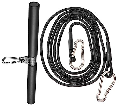 BCOATH 1 Satz Zugstange Fitnessgeräte sportgeräte sportzubehör fittness geräte Zubehör für das Muskeltraining Übungsgriffe Befestigung an einem Trainingsgerät Fitness-Zubehör Nylon Black