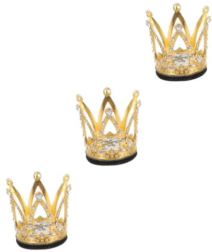 SOLUSTRE 3stücke Krone Helm Dekoration Für Mädchen Multifunktionales Strass-Accessoire Für Ski Und Fahrradhelme Einfach Zu Installierender Helmaufsatz Einzigartiger Stil Und