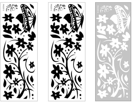 EHDWXVZM Confezione da 3 Adesivi per Mobili da Frigorifero, Disegni Creativi, Vari Motivi, Facili da Applicare, Resistenti all'Acqua E All'Olio, Adatti per Decorare Frigoriferi E Articoli per La Casa