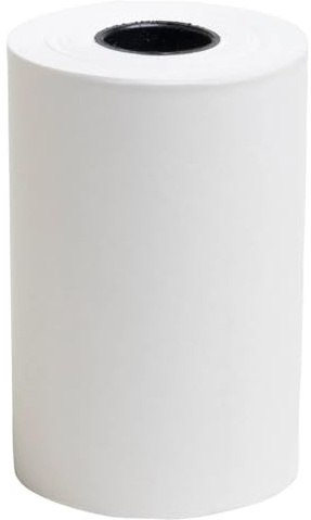 Exacompta - Réf. 40865E - Paquet de 10 bobines pour tickets de carte bancaire 57x37mm - 18m - 1 pli thermique 55g/m2 sans Phenol - Blanc