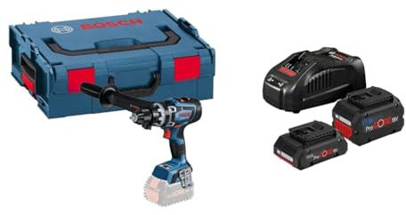 Bosch Professional BITURBO Trapano-avvitatore con percussione a batteria GSB 18V-150 C + System Set di Batterie