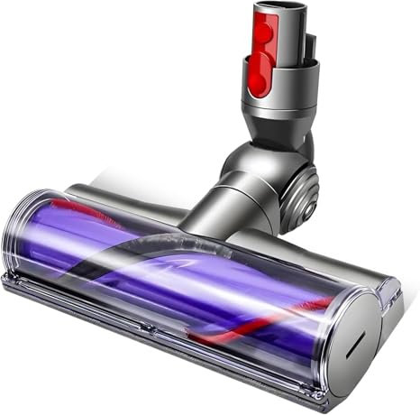 Tête de Brosse pour Dyson V7 V8 V10 V11 V15 SV10 SV11 SV12 SV14 Motorhead, Brosse Turbine, Brosse Motorisée pour Tapis et Sols Durs Pièce de Rechange 967483-04