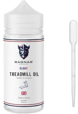 Ragnar GlideX Silicone Treadmill Belt Lubricant 200 ml – Quiet, Low-Friction Lube for Walking & Running Decks | Easy-Apply, Belt & Motor Life Extension