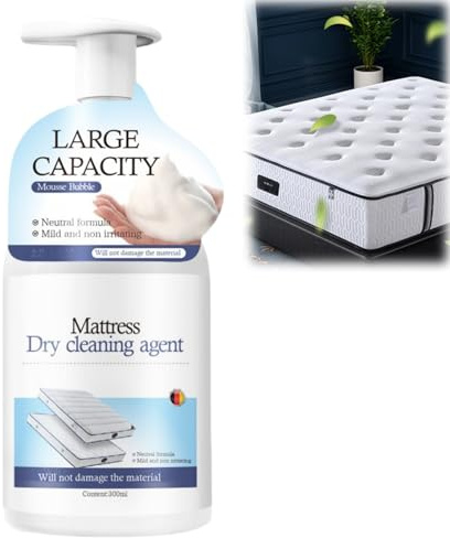 300ml Mattress Cleaner Stain Remover,Powerful Urine Stain Remover Spray,Mattress Stain Remover Extra Strong,Effective Mattress Cleaner Spray,M/attress C/leaner for Yellow Stain,Remove Even Old Stains