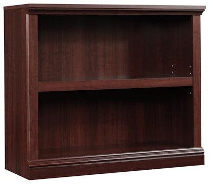 Sauder Miscellaneous Storage 2-Shelf Bookcase/ book shelf, Select Cherry finish