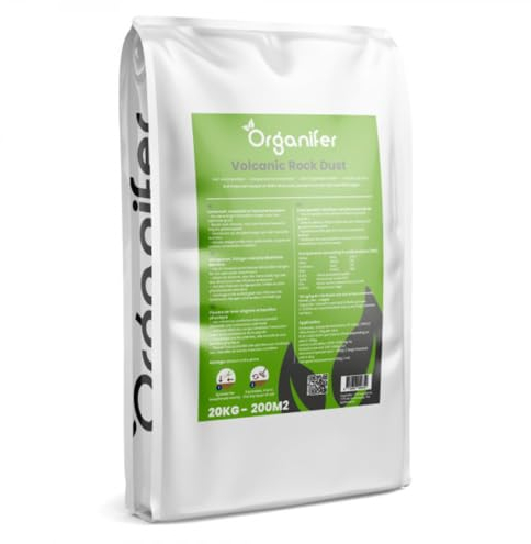 Lavamehl Aus Eifeler Urgestein (20Kg - 200M2) - Bodenverbesserer - Lavamehl - Mit Silizium - Organifer